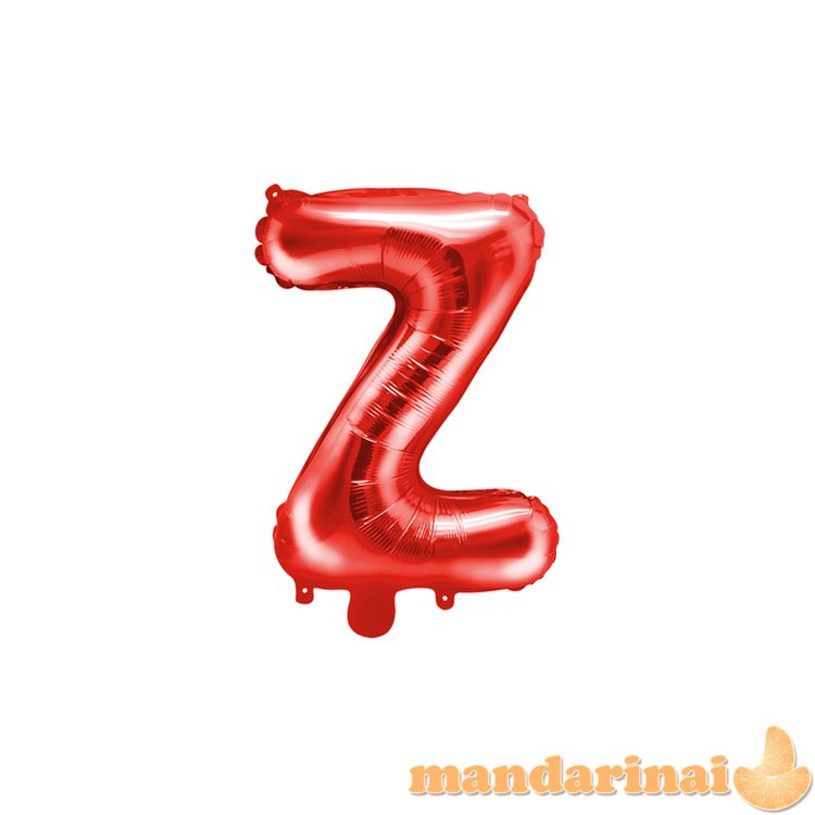 Foil Balloon Letter Z , 35cm, red