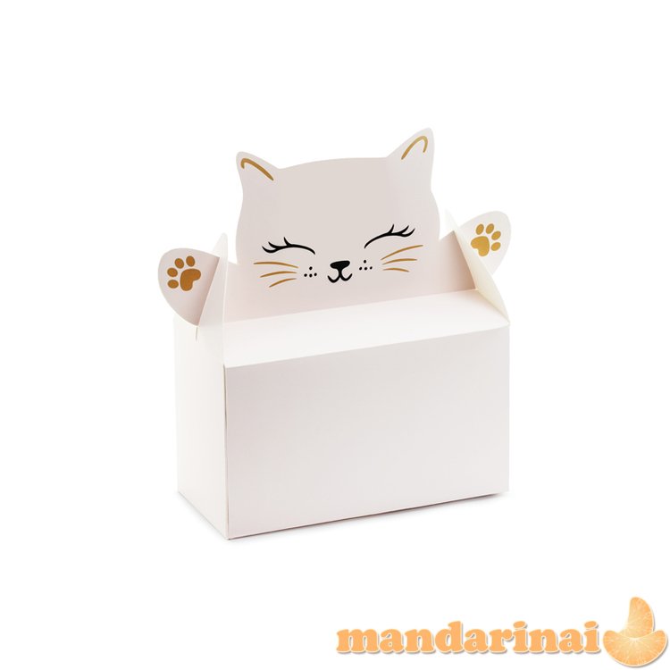 Decorative Cat-Shaped Cake Boxes (1 pkt / 6 pc.)