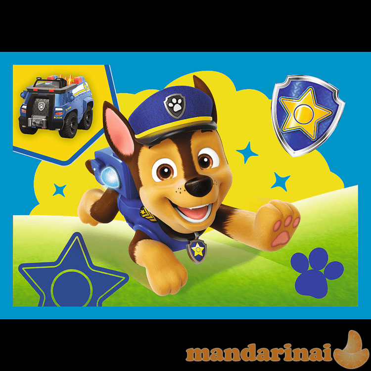 TREFL PAW PATROL 4 dėlionių rinkinys „Šuniukai-patruliai“