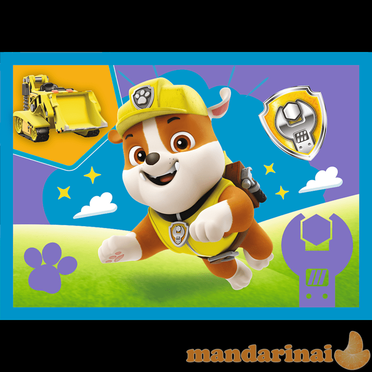 TREFL PAW PATROL 4 dėlionių rinkinys „Šuniukai-patruliai“