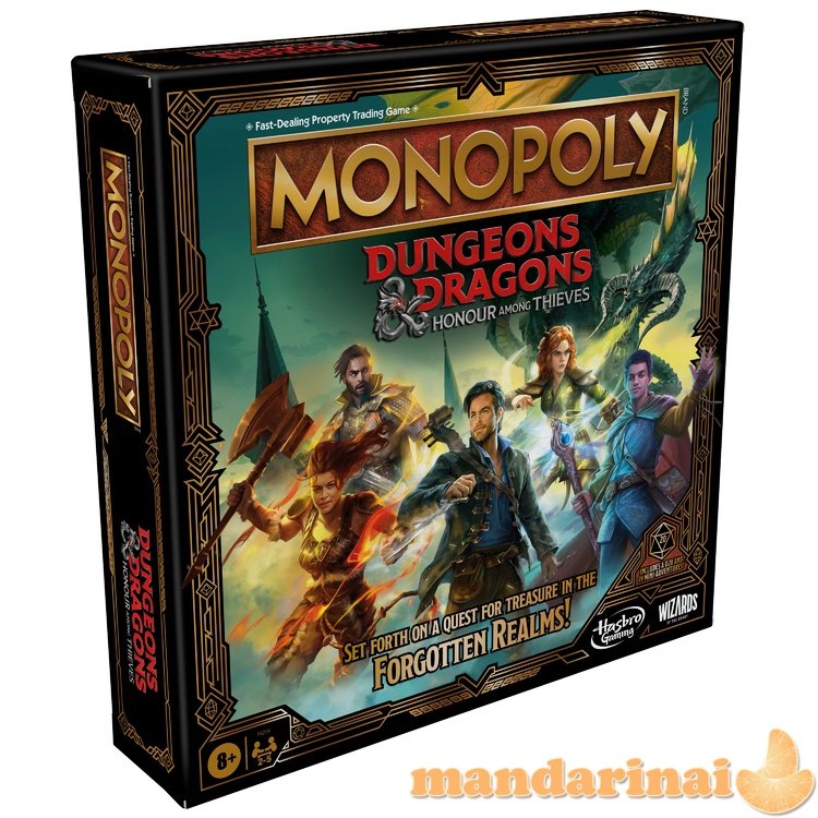 MONOPOLY Žaidimas „Monopolis: požemiai ir drakonai“ (anglų kalba)