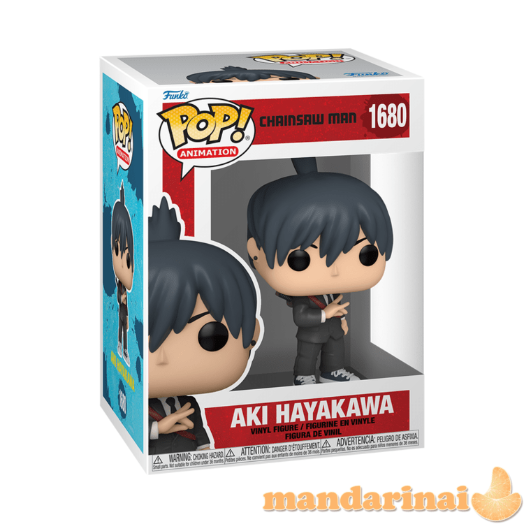 FUNKO POP! Vinilinė figūrėlė: Chainsaw Man - Aki Hayakawa