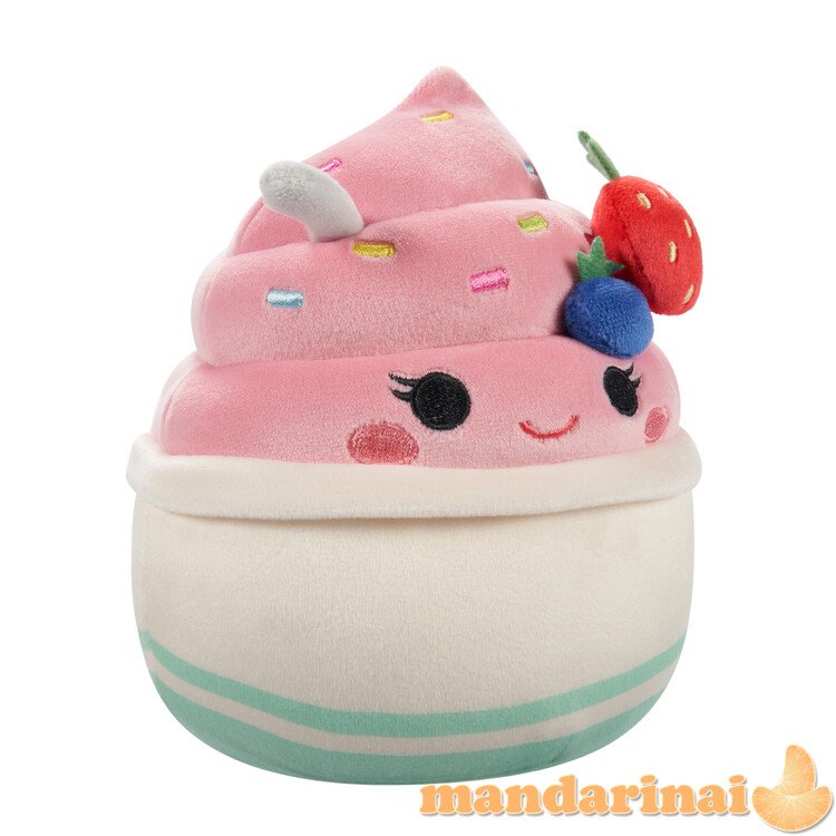 SQUISHMALLOWS Mystery Squad W18 paslaptingas pliušinis gyvūnėlis, 12 cm