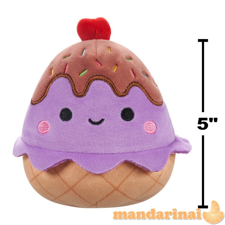 SQUISHMALLOWS Mystery Squad W18 paslaptingas pliušinis gyvūnėlis, 12 cm