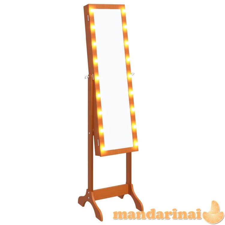 Laisvai pastatomas veidrodis su led, 34x37x146cm