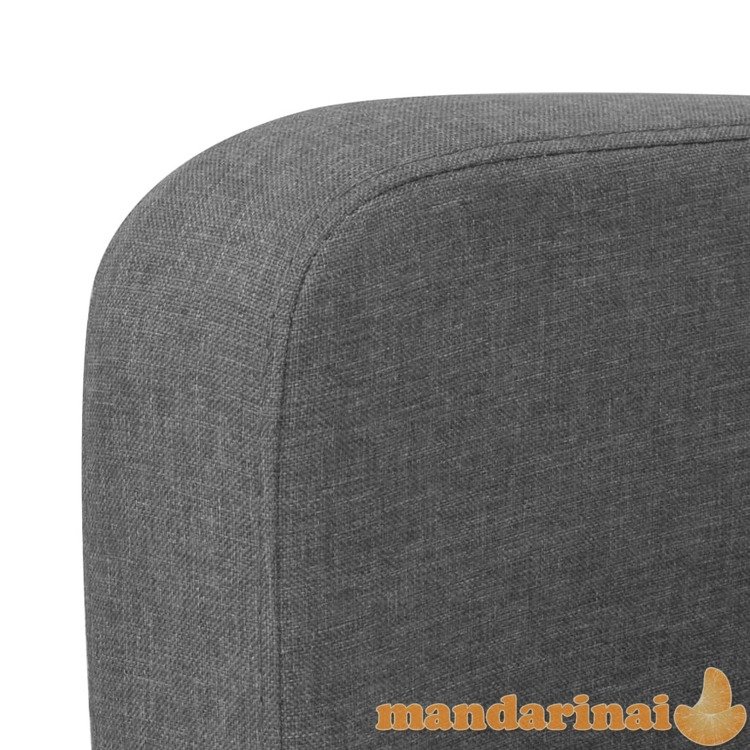 Dvivietė sofa, 135x65x76, tamsiai pilka