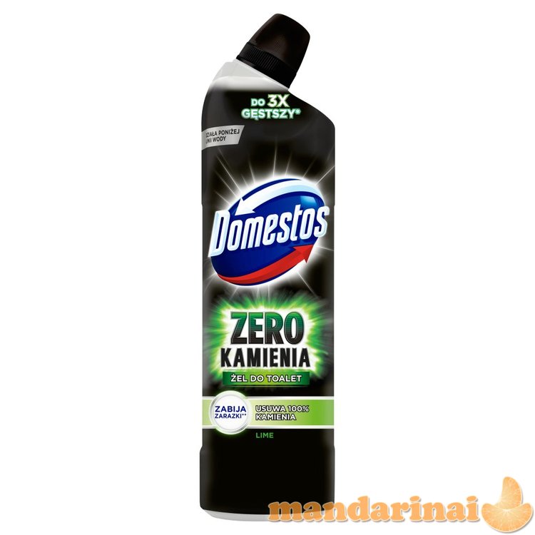 DOMESTOS ZERO WC skystis 750ml ZERO žalias