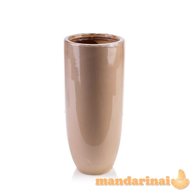 YANDA BEIGE Vaza 11xh25,5cm