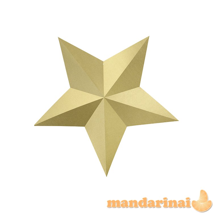 Decoration Stars, gold (1 pkt / 6 pc.)