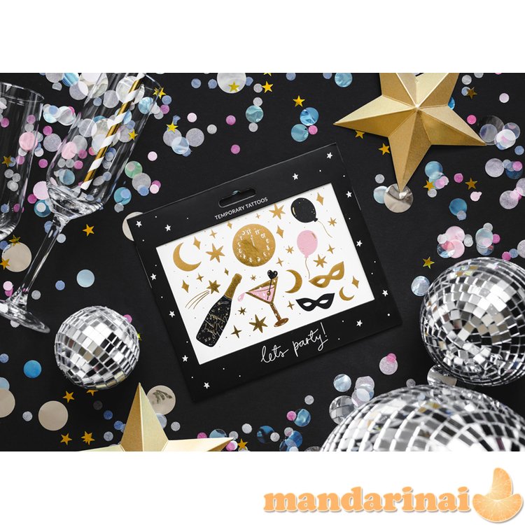 Decoration Stars, gold (1 pkt / 6 pc.)