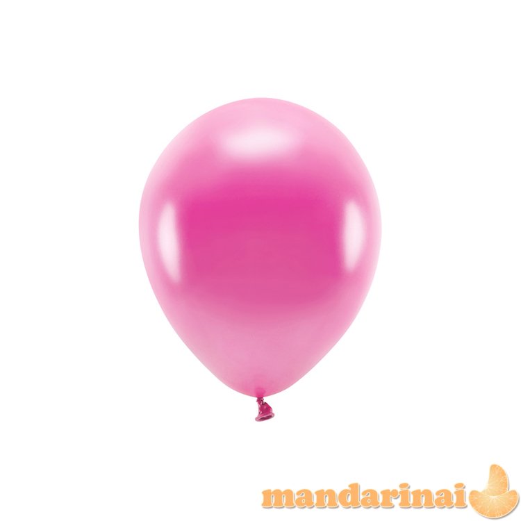 Eco Balloons 26cm metallic, fuchsia (1 pkt / 100 pc.)