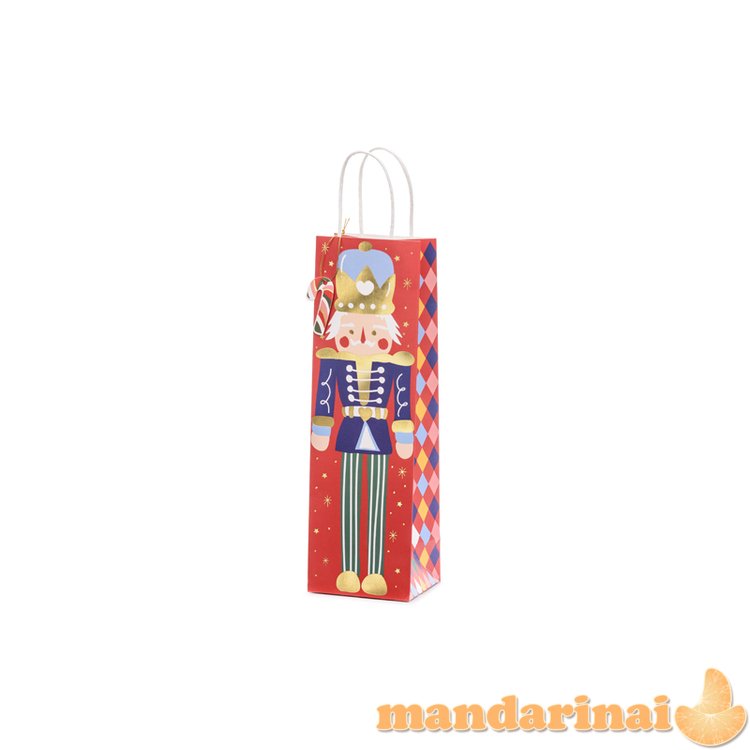 Gift bag Nutcracker, mix, 11x36x10cm