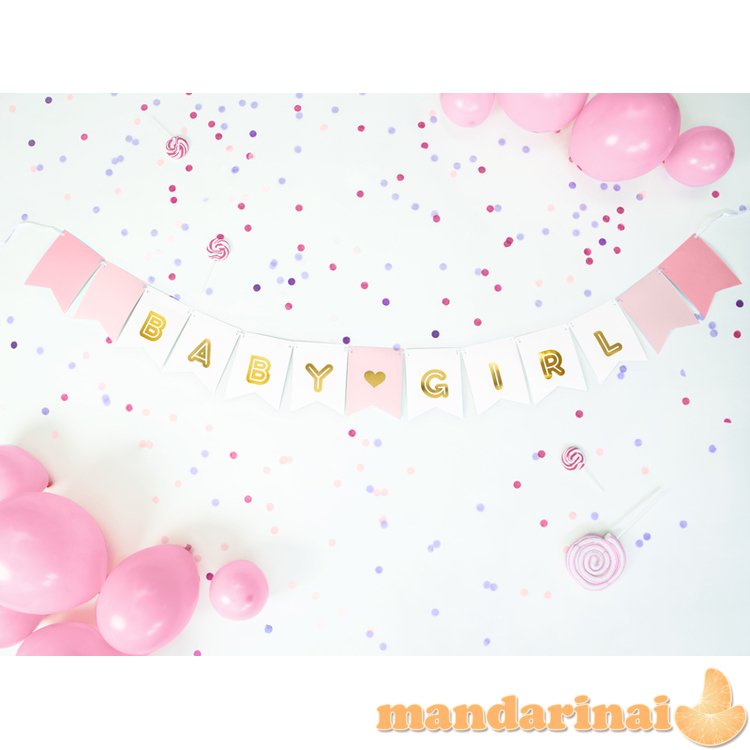 Banner Baby Girl, mix, 15 x 175 cm