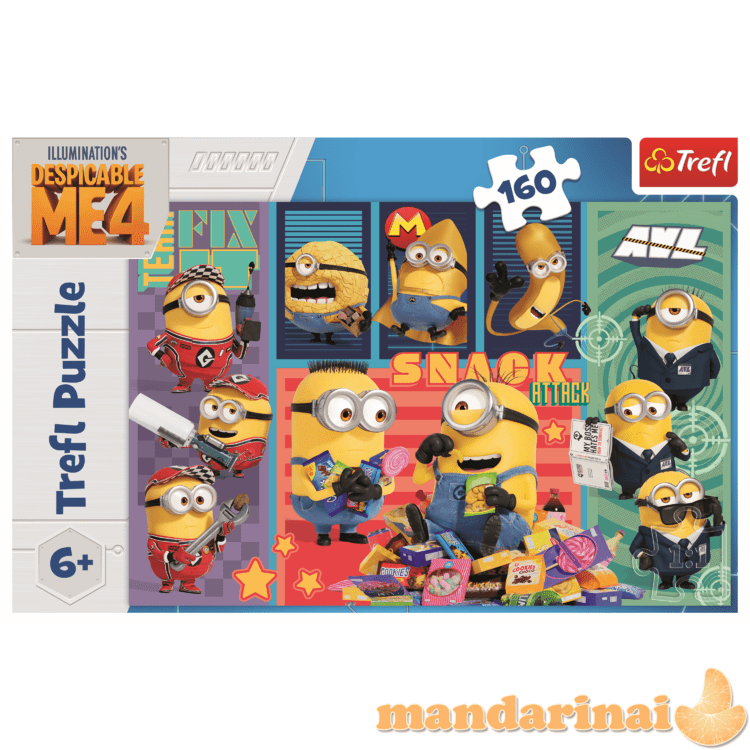 TREFL MINIONS dėlionė „Minions“ 160 det.