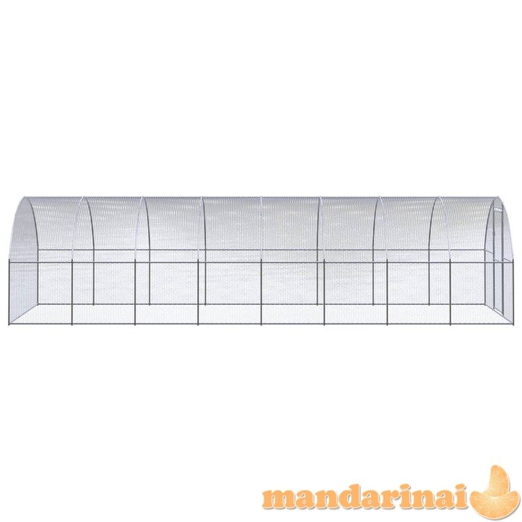 Lauko narvas viščiukams, 3x8x2m, galvanizuotas plienas