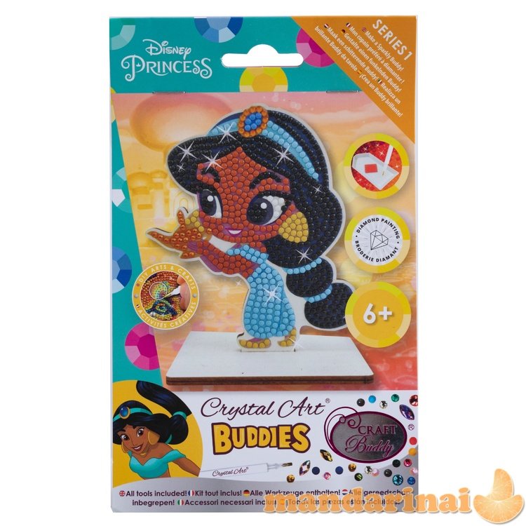 DISNEY PRINCESS CRYSTAL ART Figūrėlė „Princesė Džasmina“