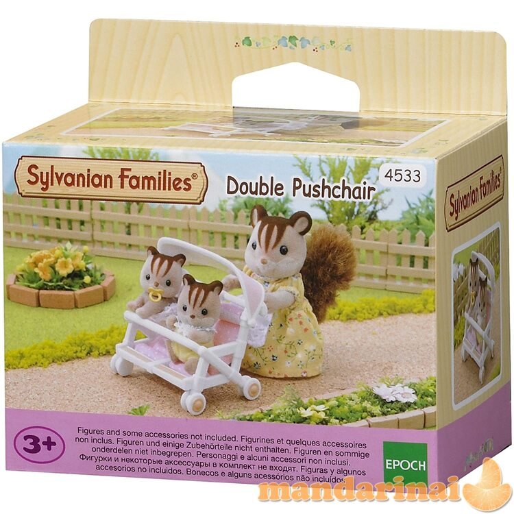 SYLVANIAN FAMILIES Dvigubas vežimėlis