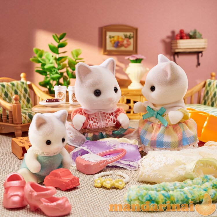 SYLVANIAN FAMILIES Latė kačiukų šeimynėlė