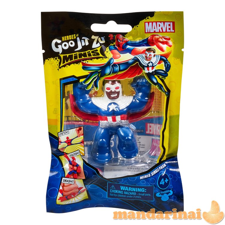 HEROES OF GOO JIT ZU MINI Marvel figūrėlė, W5