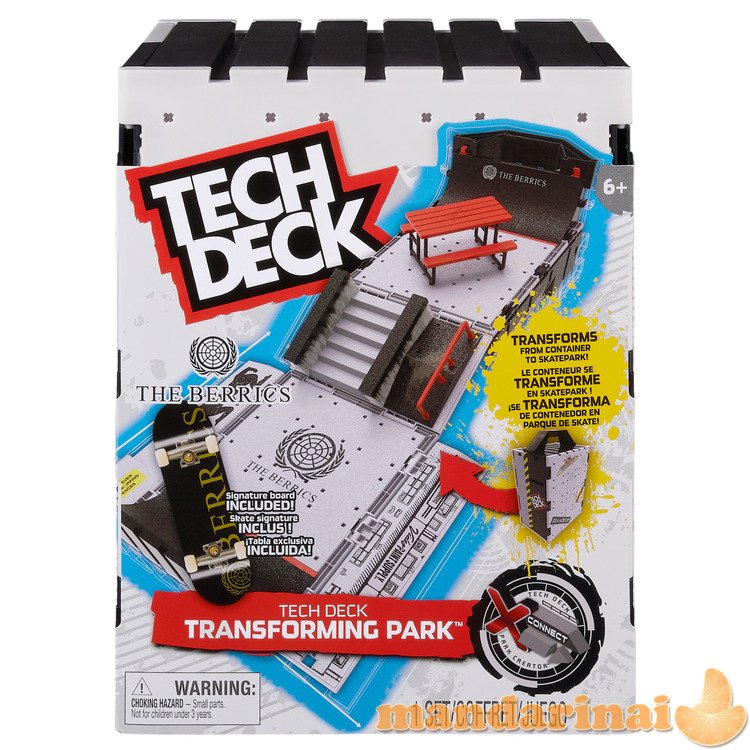 TECH DECK X-CONNECT transformuojamas riedlenčių parkas