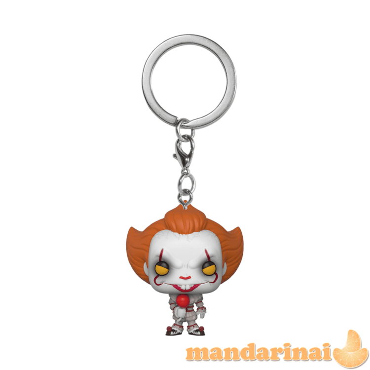 FUNKO POP! Raktų pakabutis: It - Pennywise (w/ Balloon), 10 cm