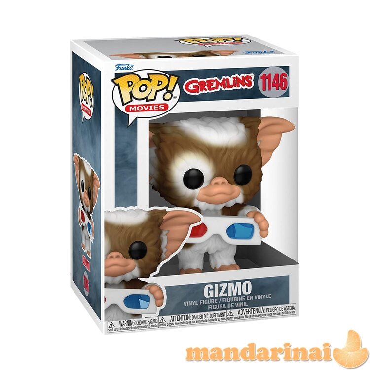 FUNKO POP! Vinilinė figūrėlė: Gremlins - Gizmo w/3D Glasses