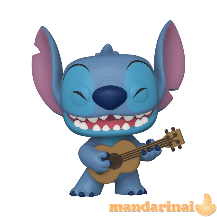 FUNKO POP! Vinilinė figūrėlė LILO & STITCH: Stičas su ukulele, 10 cm