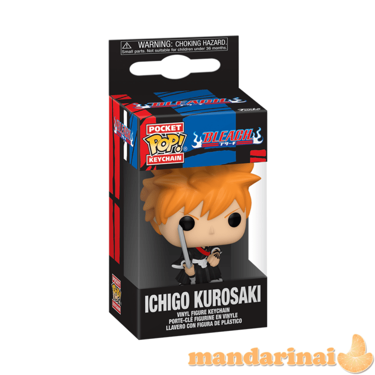 FUNKO POP! Raktų pakabutis: Bleach - Ichigo Kurosaki, 10 cm