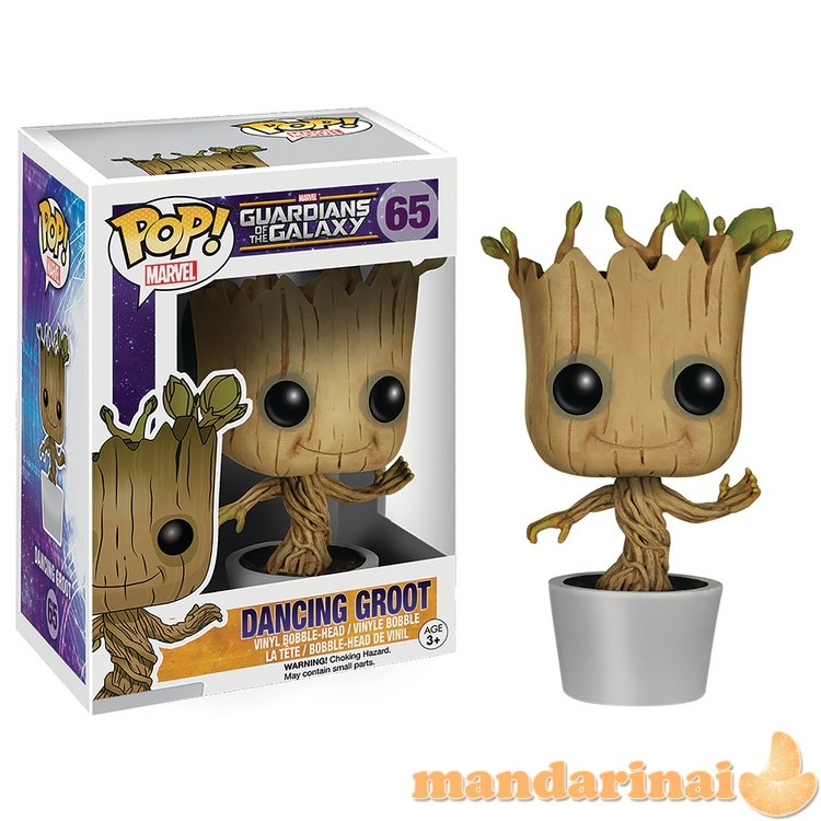 FUNKO POP! Vinilinė figūrėlė: Guardians of The Galaxy - Dancing Groot, 9,5 cm