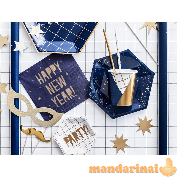 Photo props Let s Celebrate, mix, gold (1 pkt / 8 pc.)