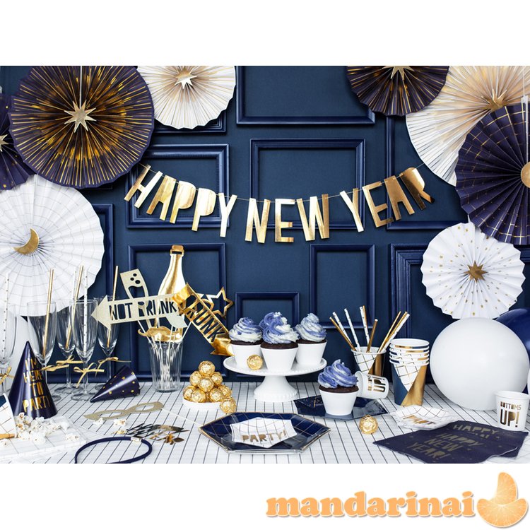 Photo props Let s Celebrate, mix, gold (1 pkt / 8 pc.)