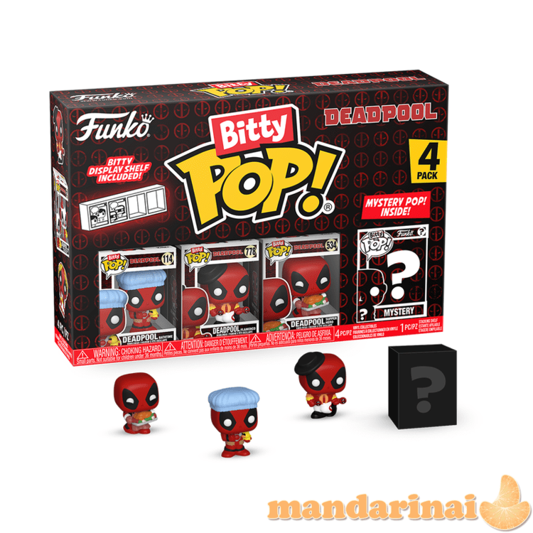 FUNKO Bitty POP! Figūrėlių rinkinys: Marvel - Deadpool