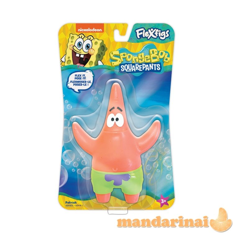 TCG Veiksmo figūrėlė „Flexfigs Spongebob 