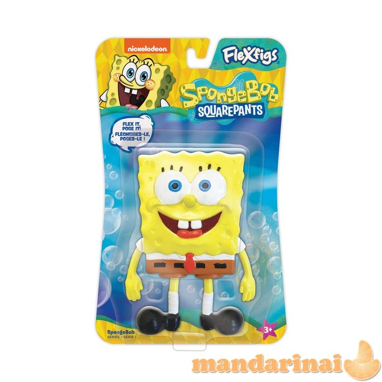 TCG Veiksmo figūrėlė „Flexfigs Spongebob 