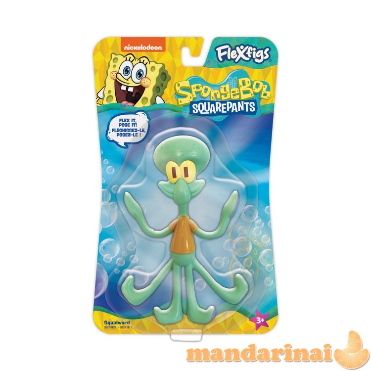 TCG Veiksmo figūrėlė „Flexfigs Spongebob 