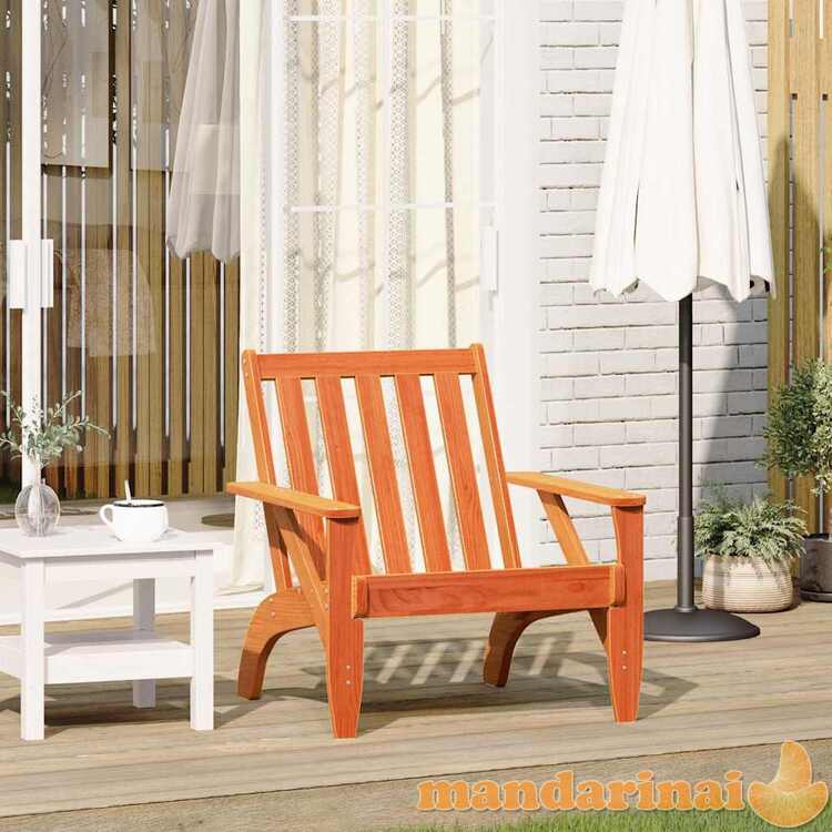 Garden adirondack kėdė vaškas ruda medžio masyvo pušis