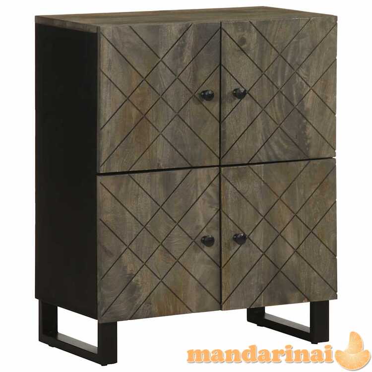 Indauja juoda 60x33x75 cm masyvo mango