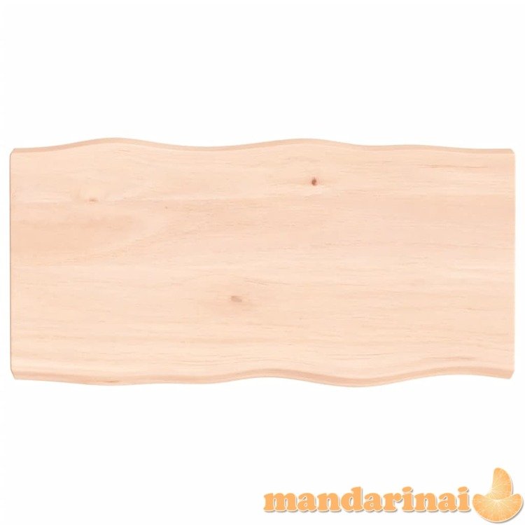 Rašomojo stalo stalviršis, 100x50x6cm, ąžuolo medienos masyvas