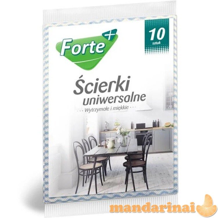 FORTE Universalios šluostės 10 vnt.