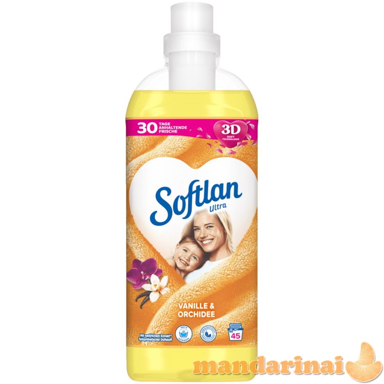 SOFTLAN minkštiklis 1L 45p Vanile&aOrchidee geltonas