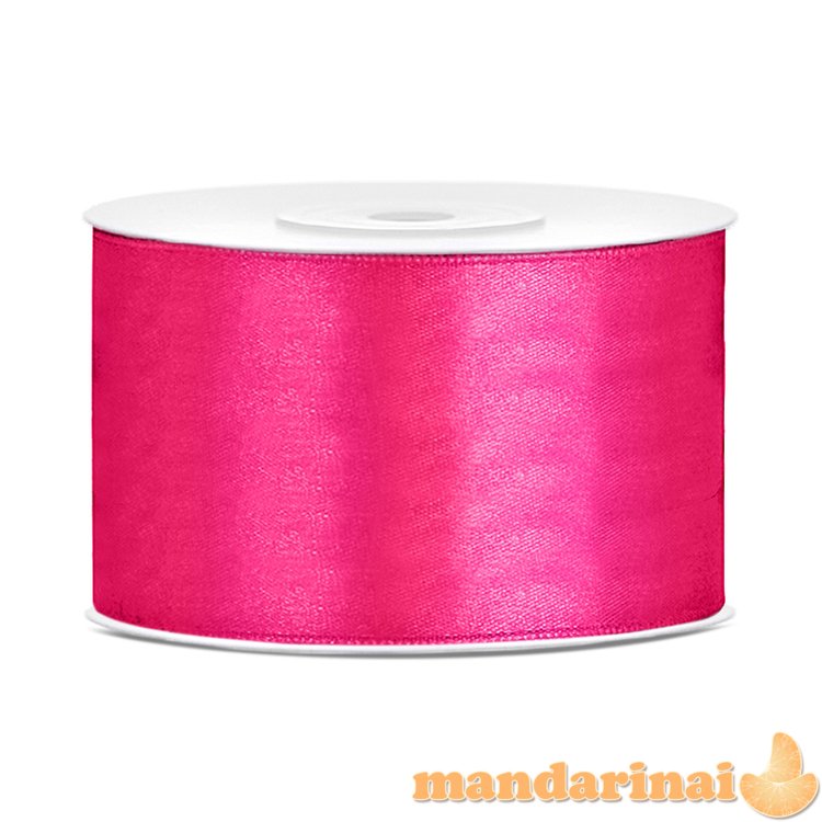 Satin Ribbon, dark pink, 38mm/25m