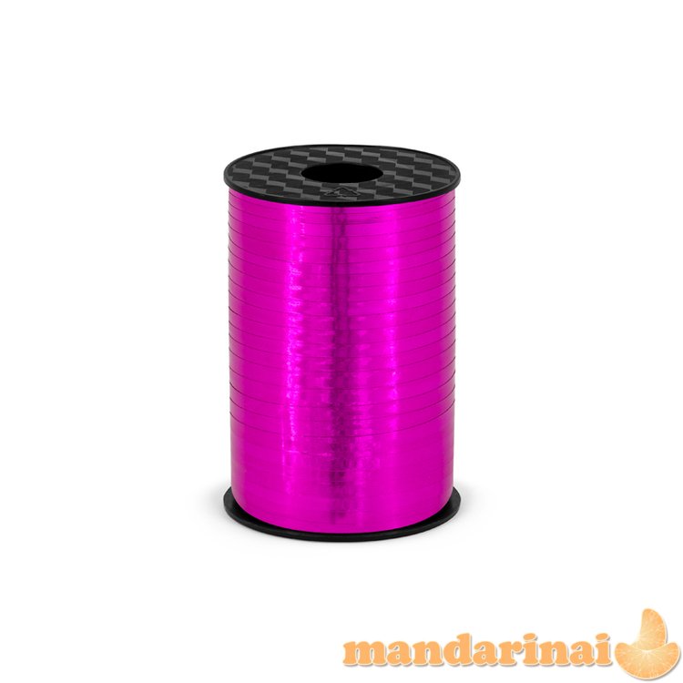 Plastic ribbon, dark pink, 5mm/225m