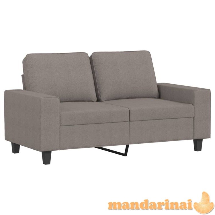 Dvivietė sofa, taupe spalvos, 120cm, audinys