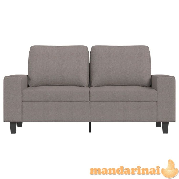 Dvivietė sofa, taupe spalvos, 120cm, audinys