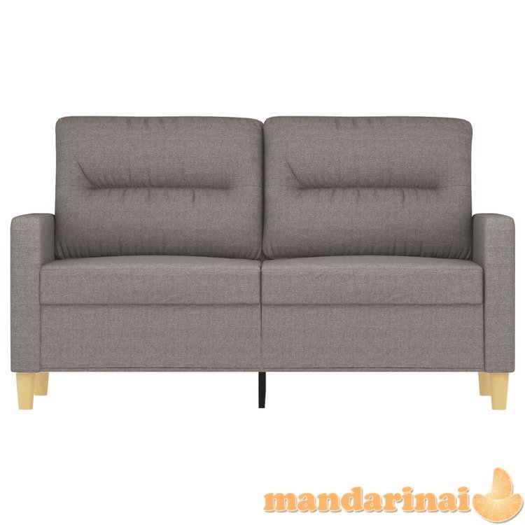 Dvivietė sofa, taupe spalvos, 120cm, audinys