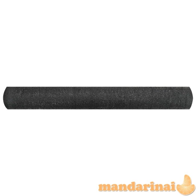 Privatumo suteikiantis tinklelis, juodas, 1x25m, hdpe, 150g/m²