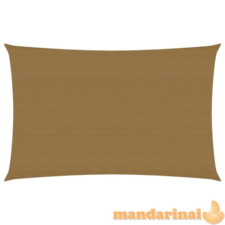 Uždanga nuo saulės, taupe spalvos, 5x7m, hdpe, 160g/m²