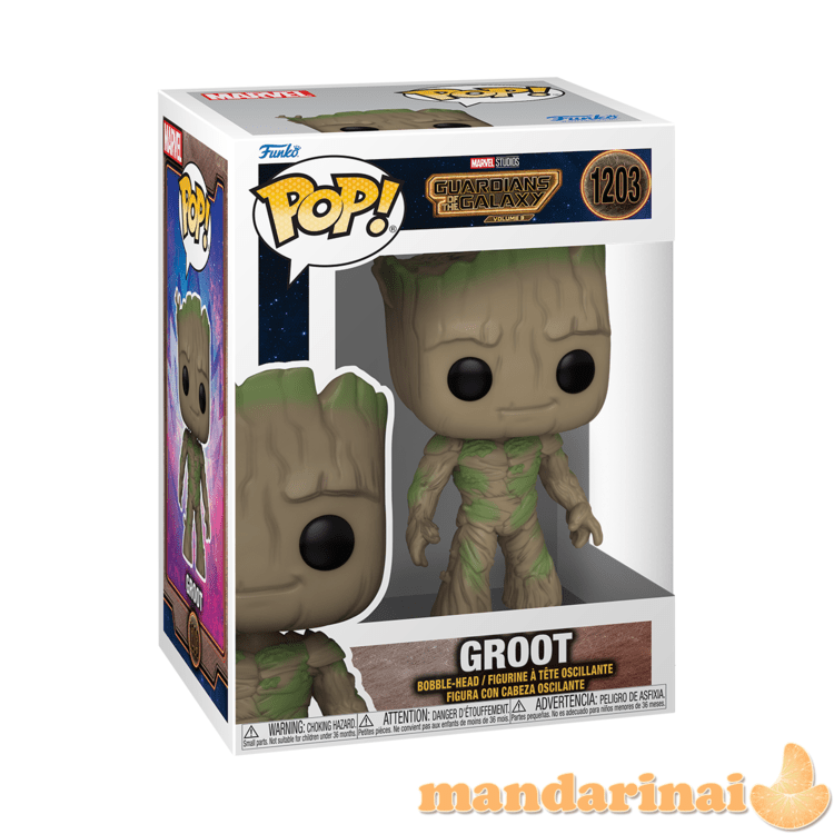 FUNKO POP! Vinilinė figūrėlė MARVEL: GROOT, 10,5 cm