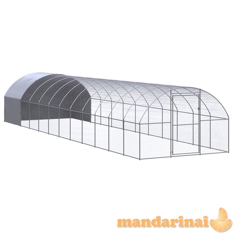 Lauko narvas viščiukams, 3x12x2m, galvanizuotas plienas