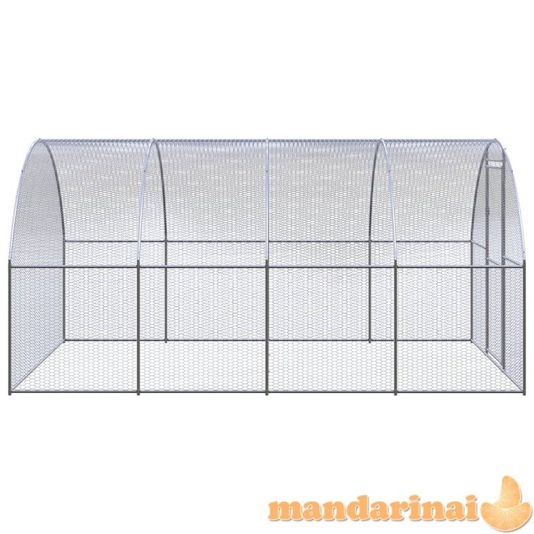 Lauko narvas viščiukams, 3x4x2m, galvanizuotas plienas